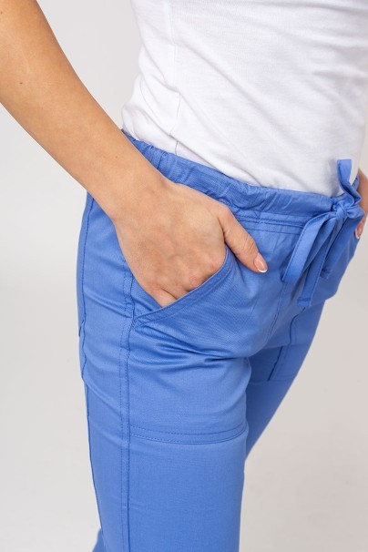 Komplet medyczny damski Cherokee Core Stretch (bluza Core, spodnie Mid Rise) klasyczny błękit-15