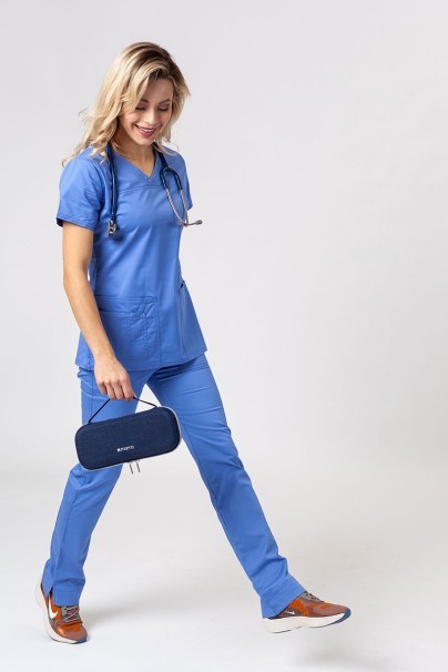 Komplet medyczny damski Cherokee Core Stretch (bluza Core, spodnie Mid Rise) klasyczny błękit-6