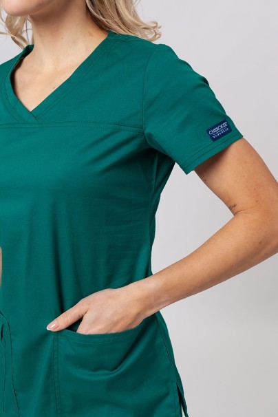 Komplet medyczny damski Cherokee Core Stretch (bluza Core, spodnie Mid Rise) zielony-5