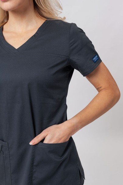 Komplet medyczny damski Cherokee Core Stretch (bluza Core, spodnie Mid Rise) szary-5