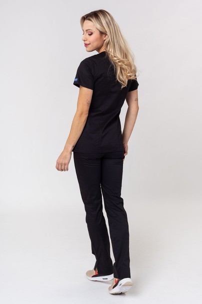 Komplet medyczny damski Cherokee Core Stretch (bluza Core, spodnie Mid Rise) czarny-1
