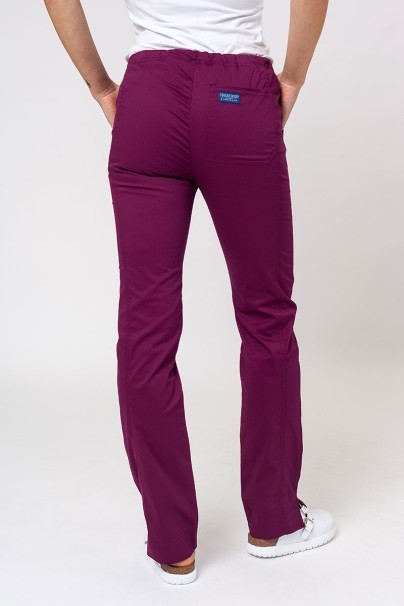 Komplet medyczny damski Cherokee Core Stretch (bluza Core, spodnie Mid Rise) wiśniowy-9