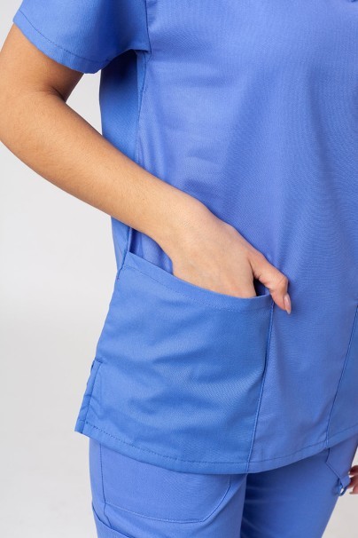 Komplet medyczny damski Dickies EDS Signature Modern (bluza V-neck, spodnie Pull-on) klasyczny błękit-6