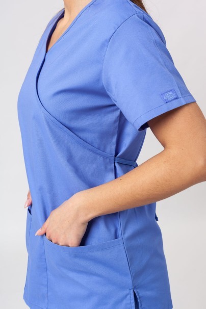 Komplet medyczny damski Dickies EDS Signature Wrap (bluza Mock, spodnie Pull-on) klasyczny błękit-4