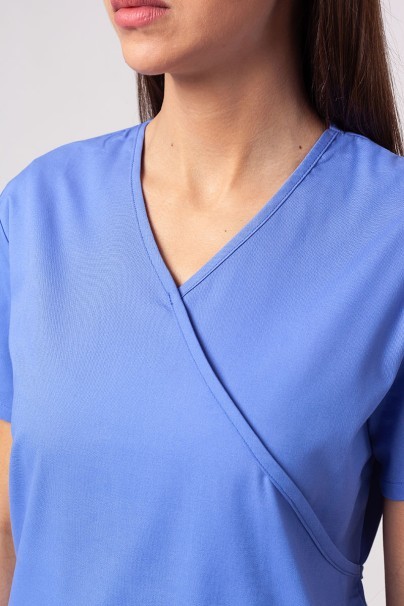 Komplet medyczny damski Dickies EDS Signature Wrap (bluza Mock, spodnie Pull-on) klasyczny błękit-5