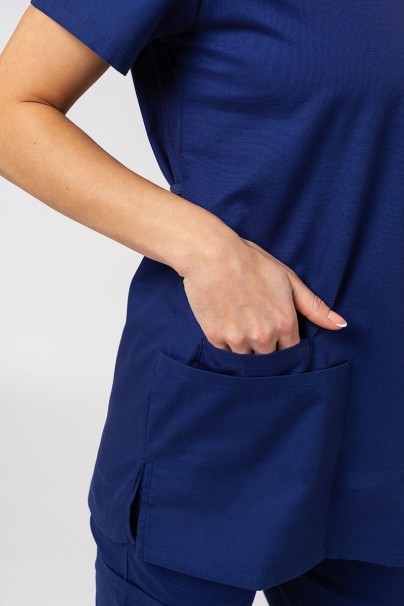 Komplet medyczny damski Dickies EDS Signature Wrap (bluza Mock, spodnie Pull-on) ciemny granat-6