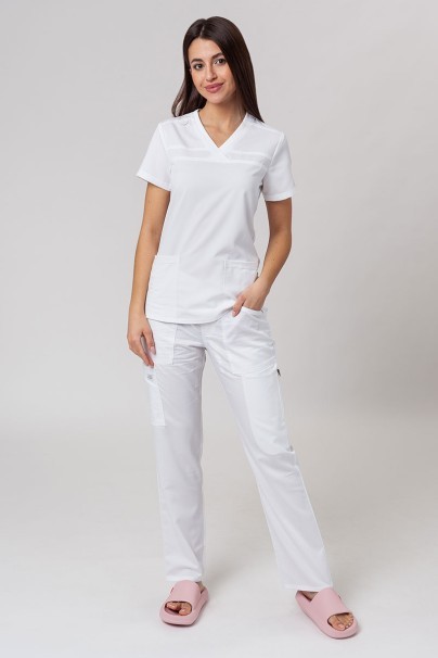 Spodnie medyczne damskie Dickies Balance Mid Rise białe-6