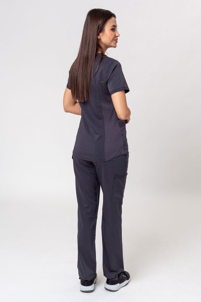 Komplet medyczny damski Dickies Balance (bluza V-neck, spodnie Mid Rise) szary-2