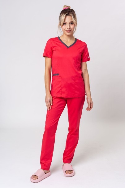 Spodnie medyczne damskie Maevn Matrix Contrast semi-jogger arbuzowe-5