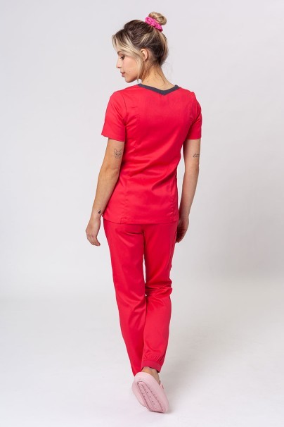 Spodnie medyczne damskie Maevn Matrix Contrast semi-jogger arbuzowe-6