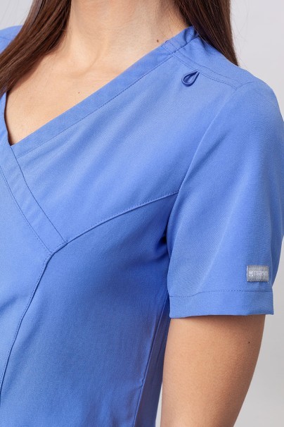 Komplet medyczny damski Maevn Momentum (bluza Asymetric, spodnie Jogger) klasyczny błękit-5