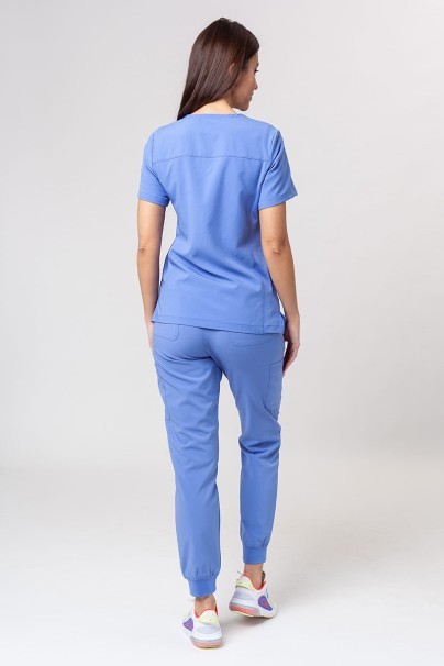Komplet medyczny damski Maevn Momentum (bluza Asymetric, spodnie Jogger) klasyczny błękit-1