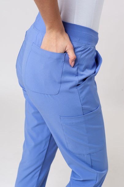 Komplet medyczny damski Maevn Momentum (bluza Asymetric, spodnie Jogger) klasyczny błękit-10