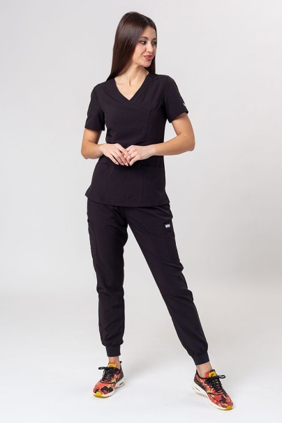 Spodnie medyczne damskie Maevn Momentum Jogger czarne-6