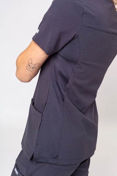 Komplet medyczny damski Maevn Momentum (bluza Asymetric, spodnie Jogger) szary-7