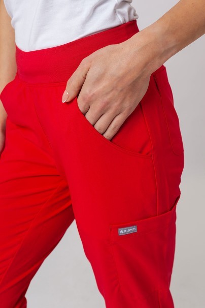 Komplet medyczny damski Maevn Momentum (bluza Asymetric, spodnie Jogger) czerwony-8