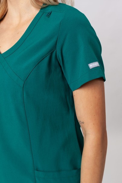 Komplet medyczny damski Maevn Momentum (bluza Asymetric, spodnie Jogger) zielony-8