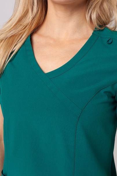 Komplet medyczny damski Maevn Momentum (bluza Asymetric, spodnie Jogger) zielony-7