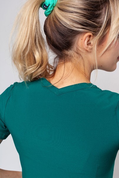 Komplet medyczny damski Maevn Momentum (bluza Double V-neck, spodnie 6-pocket) zielony-5