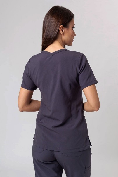 Komplet medyczny damski Maevn Momentum (bluza Double V-neck, spodnie 6-pocket) szary-3