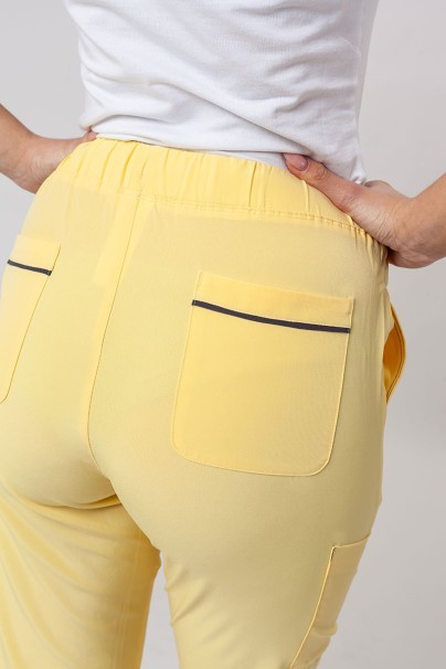 Spodnie damskie Maevn Matrix Impulse Stylish żółte-4