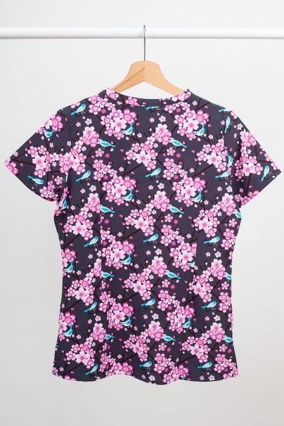 Kolorowa bluza damska Maevn Prints wiosenne kwiaty-3