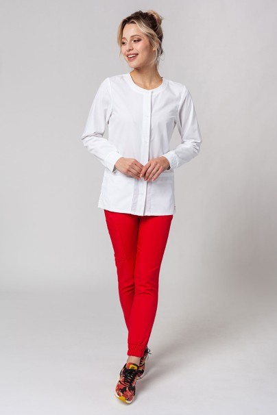 Bluza medyczna damska Maevn Red Panda Warm-up biała-2