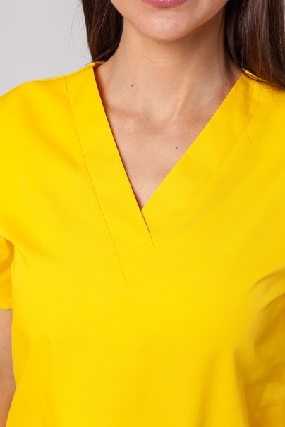 Komplet medyczny damski Sunrise Uniforms Basic Classic (bluza Light, spodnie Regular) żółty-4