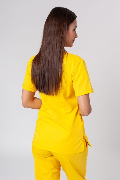 Komplet medyczny damski Sunrise Uniforms Basic Classic (bluza Light, spodnie Regular) żółty-3