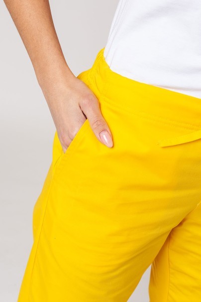 Komplet medyczny damski Sunrise Uniforms Basic Classic (bluza Light, spodnie Regular) żółty-9