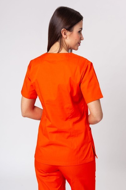Komplet medyczny damski Sunrise Uniforms Basic Classic (bluza Light, spodnie Regular) pomarańczowy-3