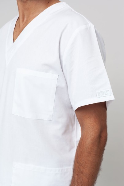 Bluza medyczna męska Cherokee Originals V-neck Top Men biała-2