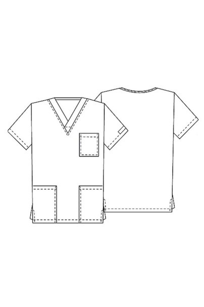 Komplet medyczny męski Cherokee Originals Men (bluza 4876, spodnie 4100) biały-15