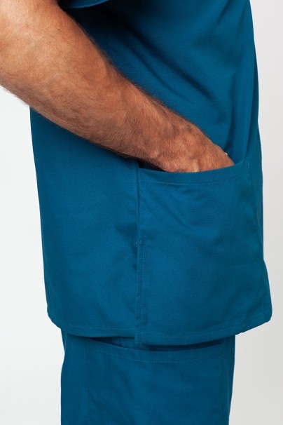 Bluza medyczna męska Cherokee Originals V-neck Top Men karaibski błękit-3