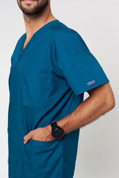 Komplet medyczny męski Cherokee Originals Men (bluza 4876, spodnie 4100) karaibski błękit-4