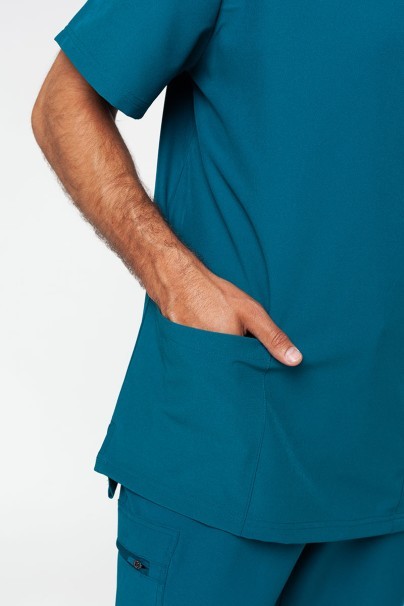 Bluza medyczna męska Uniforms World 309TS™ Louis karaibski błękit-4