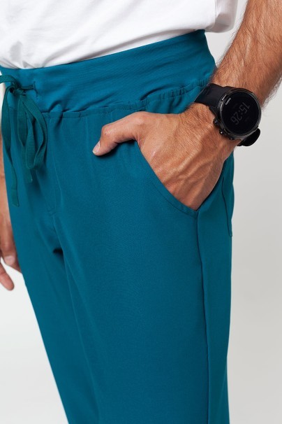 Spodnie medyczne męskie Uniforms World 309TS™ Louis karaibski błękit-3