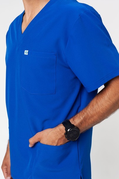 Bluza medyczna męska Uniforms World 309TS™ Louis królewski granat-3