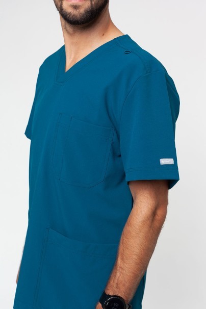 Bluza medyczna męska Maevn Momentum Men V-neck karaibski błękit-2