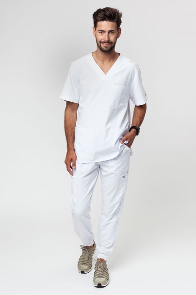 Bluza medyczna męska Maevn Momentum Men V-neck biała-5