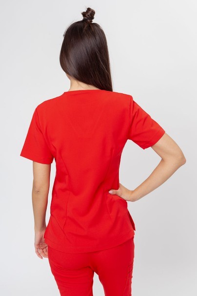 Bluza medyczna damska Sunrise Uniforms Premium Joy soczysta czerwień-2
