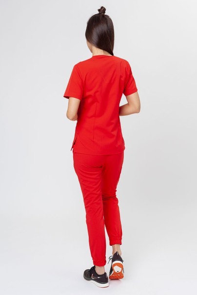 Spodnie medyczne damskie Sunrise Uniforms Premium Chill jogger soczysta czerwień-6