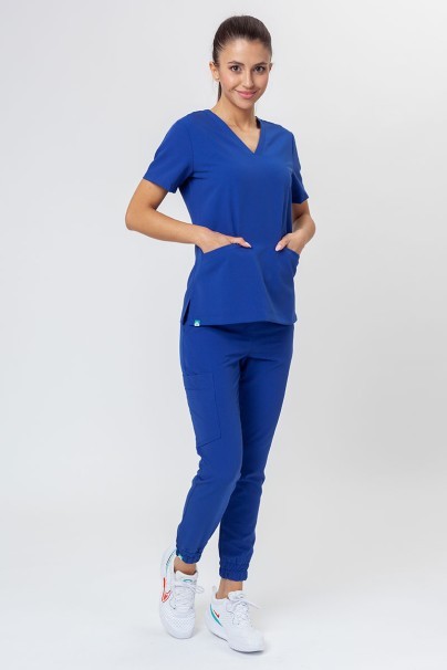 Bluza medyczna damska Sunrise Uniforms Premium Joy granatowa-5