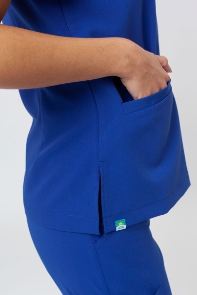 Bluza medyczna damska Sunrise Uniforms Premium Joy granatowa-4