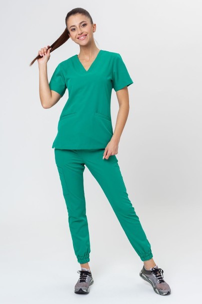 Spodnie medyczne damskie Sunrise Uniforms Premium Chill jogger zielone-7