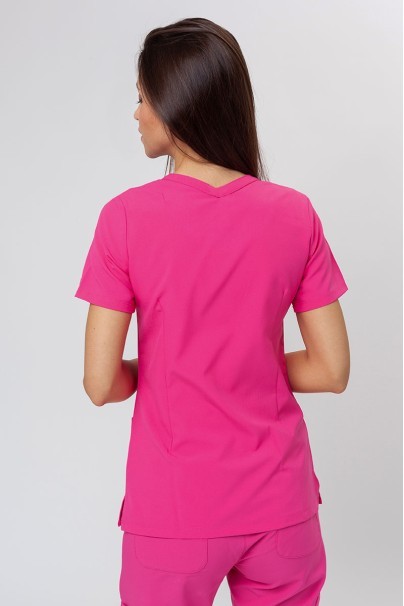 Komplet medyczny damski Maevn Momentum (bluza Double V-neck, spodnie 6-pocket) różowy-3