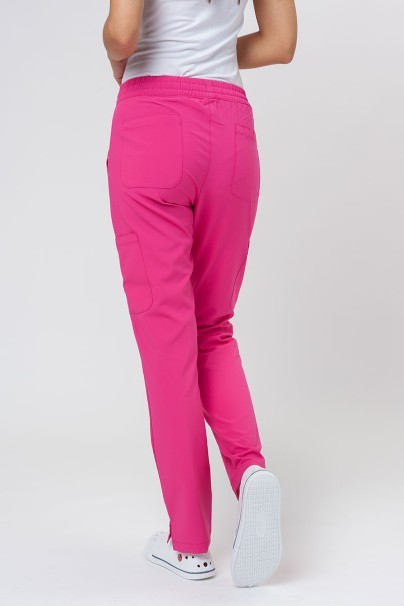 Komplet medyczny damski Maevn Momentum (bluza Double V-neck, spodnie 6-pocket) różowy-8