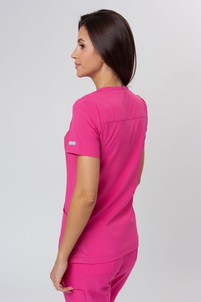Komplet medyczny damski Maevn Momentum (bluza Asymetric, spodnie Jogger) różowy-4