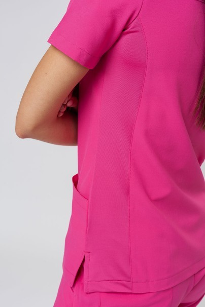 Komplet medyczny damski Maevn Momentum (bluza Asymetric, spodnie Jogger) różowy-7