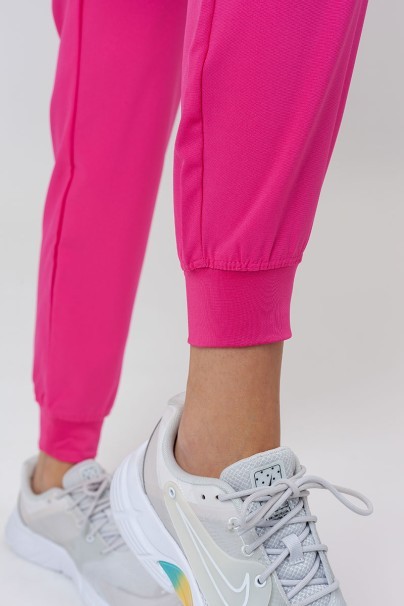 Komplet medyczny damski Maevn Momentum (bluza Asymetric, spodnie Jogger) różowy-14